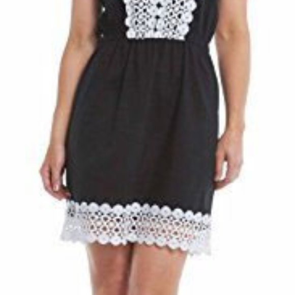 Mud Pie Black Bliss Strapless Dress, Small - Picture 2 of 2